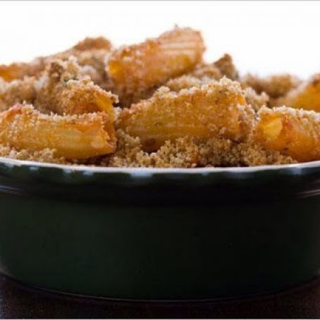 BAKED MACARONI w/GOAT CHEESE