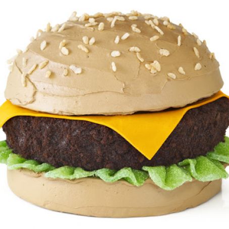 Cheeseburger cake