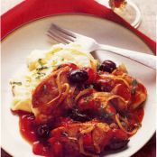 Chicken Cacciatore with Polenta