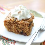 Pumpkin Spice Baked Oatmeal