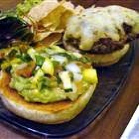 Guacamole Cilantro Lime Cheeseburger