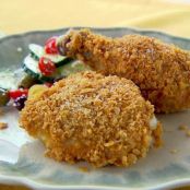 Chicken Baked in Cornflake Crumbs