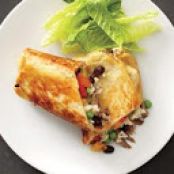 Roast Pork and Veggie Burritos