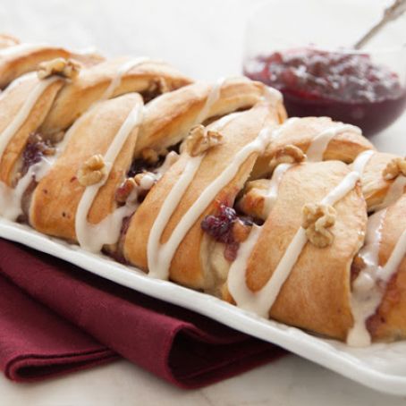Apple Cranberry Braid