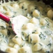 Parmesan Spinach Gnocchi, GF