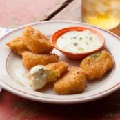 Fried Green Tomatoes with Green Chile Mayonnaise
