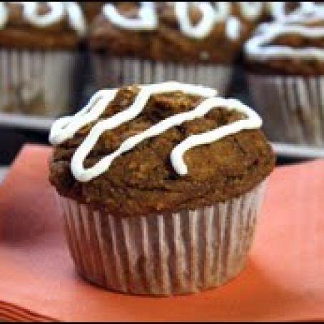 HG's Nicely Iced Pumpkin-Bread Muffins
