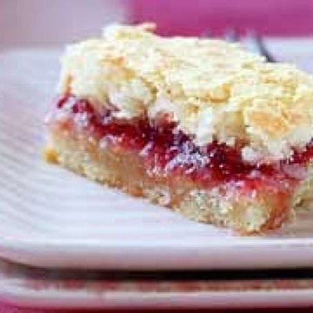 Raspberry-Coconut Bars
