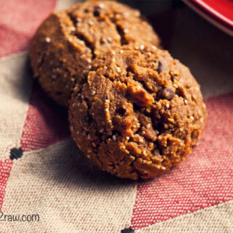 Pumpkin Chia Seed Chocolate Chip Cookies