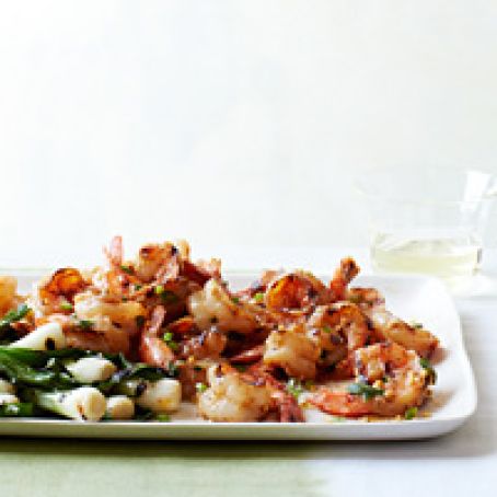 Grilled Shrimp with Miso Butter