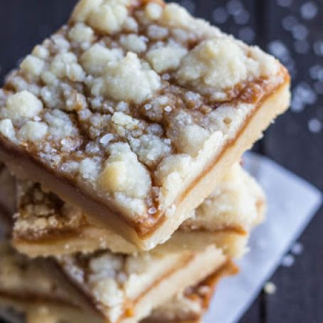 Salted Caramel Butter Bars