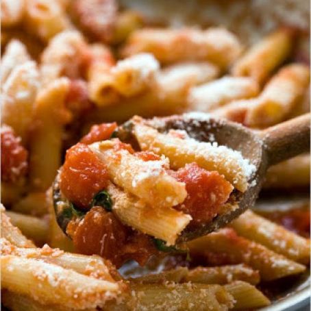 ZITI w/SPICY TOMATO SAUCE