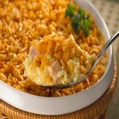 CHEESY POTLUCK CASSEROLE