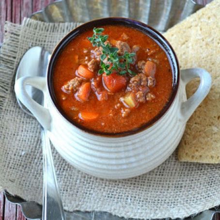 Hearty Hamburger Soup