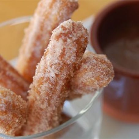 Churros with Chocolate Sauce