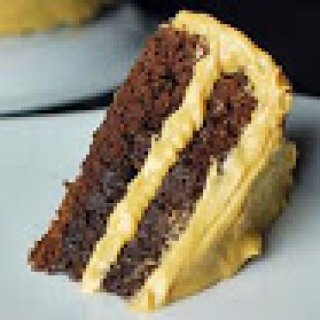 Baileys Chocolate Cake with Peanut Butter Frosting