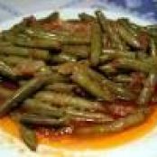 Green Beans with Diced Lamb (FASOLAKIA)