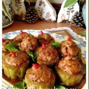 VEGGIE - Bitter Gourd Braised Meat (苦瓜酿肉）