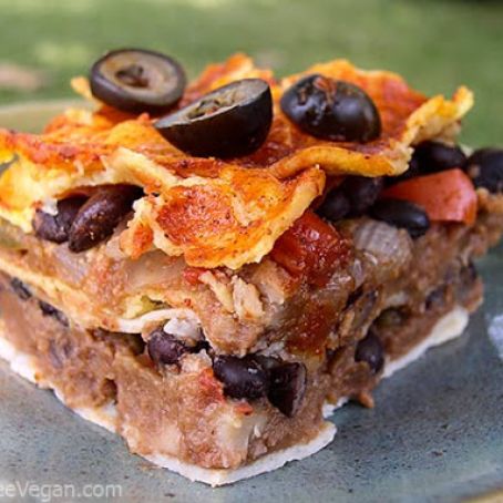Mexican Lasagna (or Enchilada Casserole)