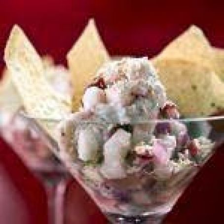 Cranberry Shrimp Ceviche with Ponzu