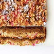 Rhubarb Spice Cake