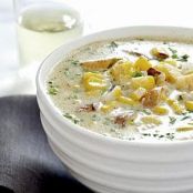 Grilled Corn and Potato Chowder