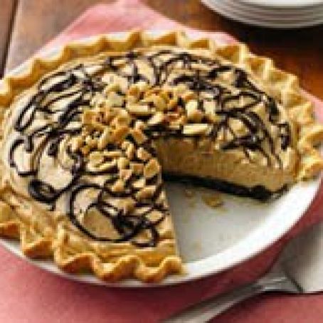 Chocolate-Peanut Butter Truffle Pie