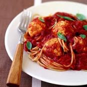Spaghetti With Turkey Meatballs