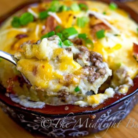 Loaded mashed potatoe Shepherd's Pie