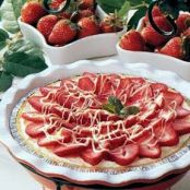Strawberry Pie with White Chocolate