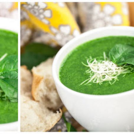 Velvety Spinach Soup