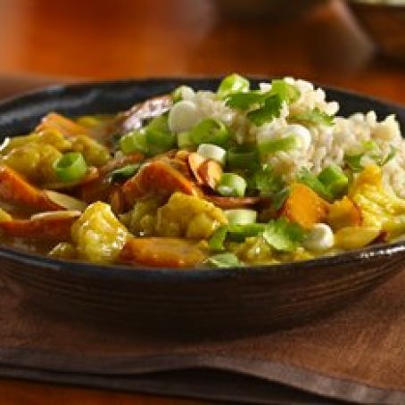 Sweet Potato-Cauliflower Curry Recipe
