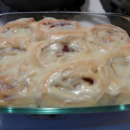 Cinnamon Rolls With Cream Cheese Frosting
