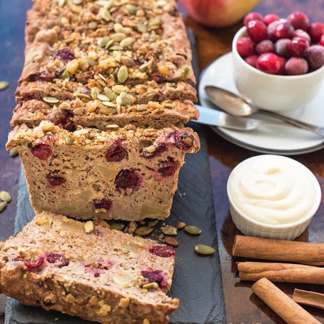 Cranberry apple breakfast loaf