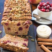 Cranberry apple breakfast loaf