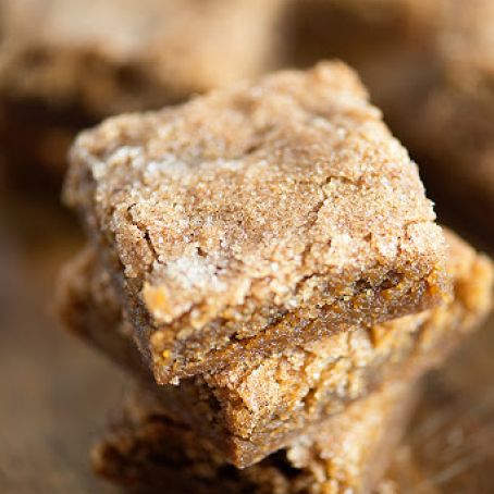 Cinnamon Sugar Blondies