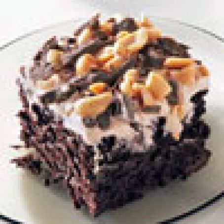 Chocolate–Peanut Butter Fun Cake