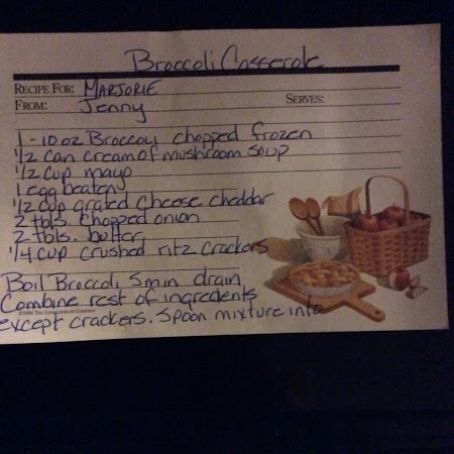 Broccoli Casserole