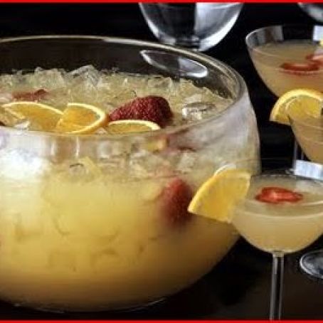 citrus champagne punch