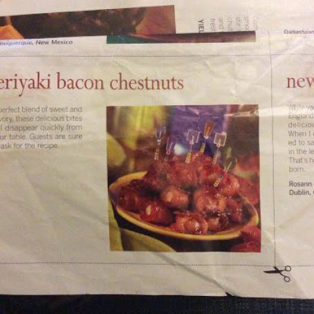 Teriyaki Bacon Chestnuts