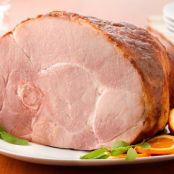 Baked Ham with Balsamic Brown Sugar Glaze