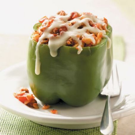 Orzo-Stuffed Peppers Recipe