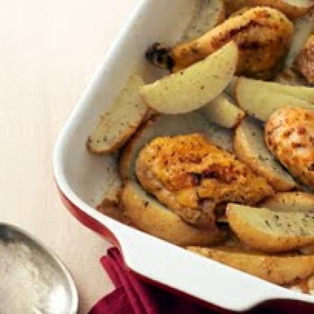 One-Pan Chicken and Potato Bake