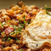 Cauliflower and Bacon Hash