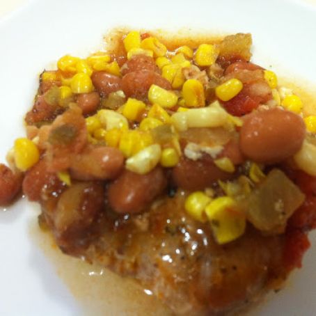 Salsa Skillet Pork Chops