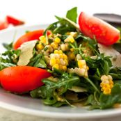 Arugula, Corn and Herb Salad