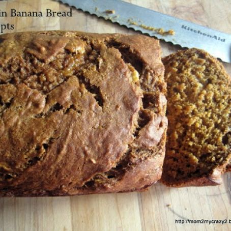 Pumpkin Banana Bread (WW 4 pts)