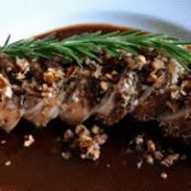 ROSEMARY CHIPOTLE PECAN CRUSTED PORK