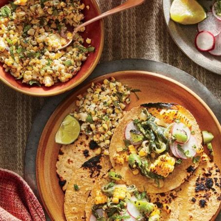 Creamy Poblano Tacos