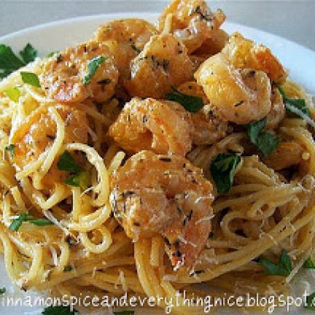 Fiery Hot Shrimp Alfredo